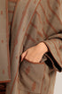 Striped patterned jacquard jacket